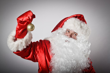Santa Claus and Christmas toy