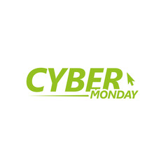 Naklejka premium Cyber monday