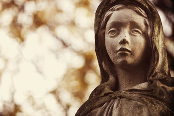 Fototapeta na wymiar Statue Of Virgin Mary