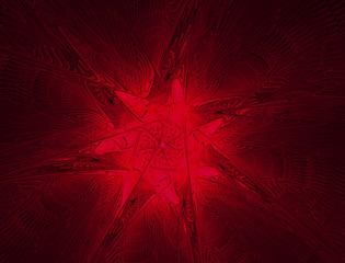 Abstract fractal image