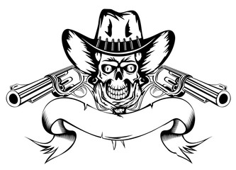 cowboy with revolvers