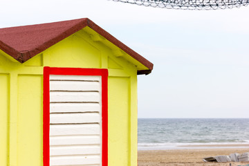 Beach huts
