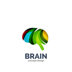 Vector brain logo