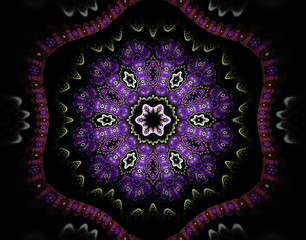 Abstract fractal image