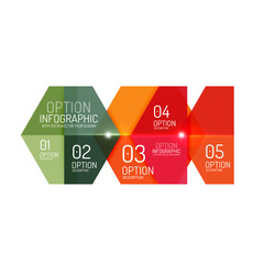Infographic modern templates - geometric shapes