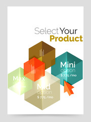 A4 business brochure template