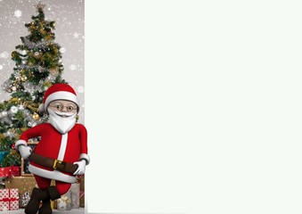 Santa claus figurine standing