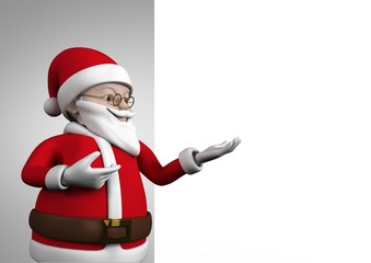 Close-up of santa claus figurine gesturing