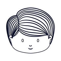 Boy cartoon icon. Kid childhood little people and person theme. Isolated design. Vector illustration