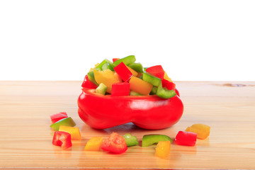 Colourful pepper