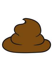 Creamy chocolate fladen stink shit poison heap stupid smell pissing comic cartoon