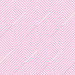 Pattern stripe seamless pink and white colors. Geometric pattern stripe chevron abstract background vector.
