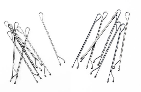 Silver hairpins