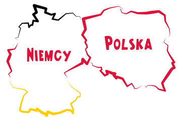Niemcy / Polska - obrazy, fototapety, plakaty
