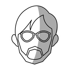 Man icon. Male avatar person people and human theme. Isolated design. Vector illustration