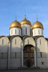 Fototapeta na wymiar Moscow,Assumption Cathedral,autumn.