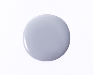 Grey colour nail polish on background
