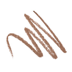 Brown color Cosmetic pencil strokes