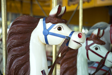 Horse in a carousel