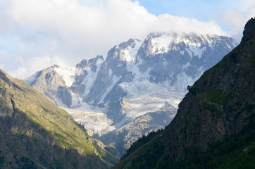 Fototapeta premium in the foothills of Mount Elbrus