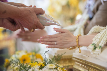 thai wedding ceremony and thai wedding decoration