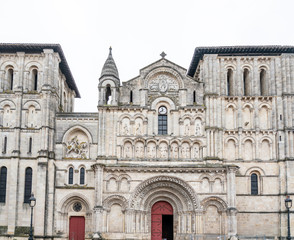 Naklejka premium Street view of old town in bordeaux city, France Europe