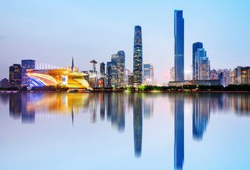 Guangzhou city skyline