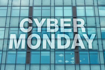 Fototapeta premium Cyber monday poster