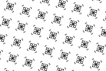 Picture with black and white elements. 25
