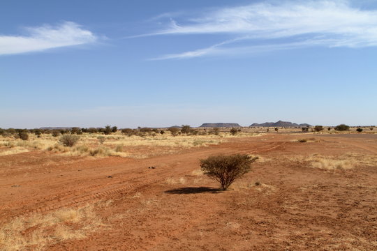 Die W&uuml;ste Sahara im Sudan in Afrika 