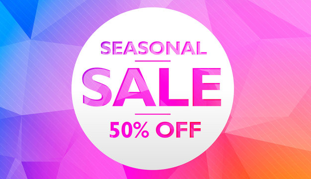 seasonal sale offer and discount banner poster template design