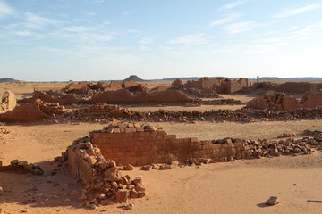 Die Tempel von Naga in der Sahara vom Sudan 