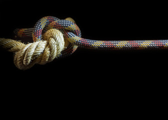 Ropes symbolizing the evolution