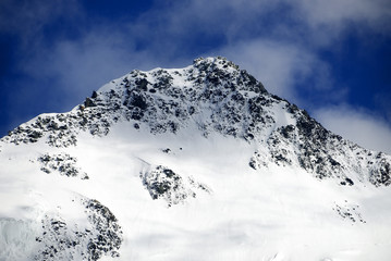 Belukha Peak (4506m) in Altai Mountains, Russian Federation