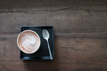 Hot chocolate with whipped cream