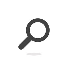 Magnifying glass icon vector