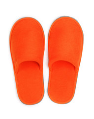 Orange house slippers