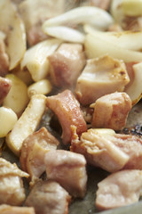 Grilling offal