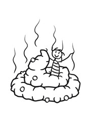 Happy, little, shit, shit, heap, smell, smelly, comic, cartoon