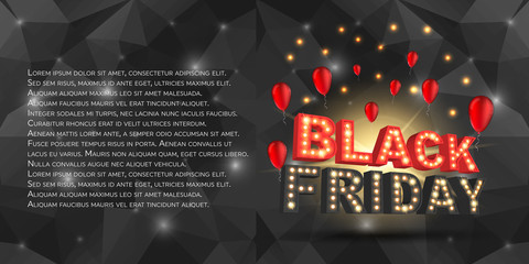 Abstract vector black friday sale layout background. For art template design, list, page, mockup brochure style, banner, idea, cover, booklet, print, flyer, book, blank, card, ad, sign, poster, badge