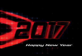 Happy New Year 2017  background/Happy New Year 2017 red dark background  template