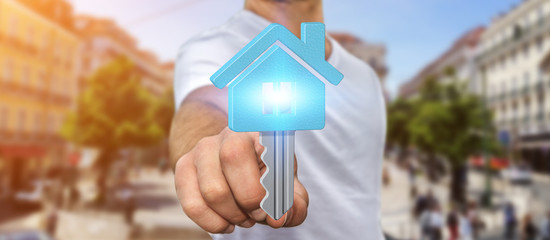 Businessman real estate