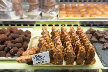 père noël en chocolat