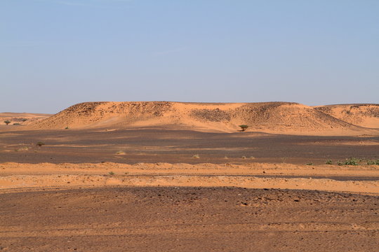 Die W&uuml;ste Sahara im Sudan in Afrika