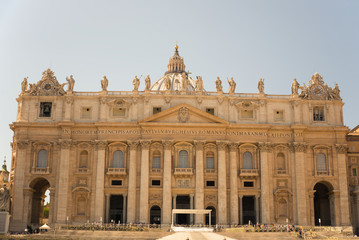 Fototapeta na wymiar St. Peters Basilika Vatican city Rome