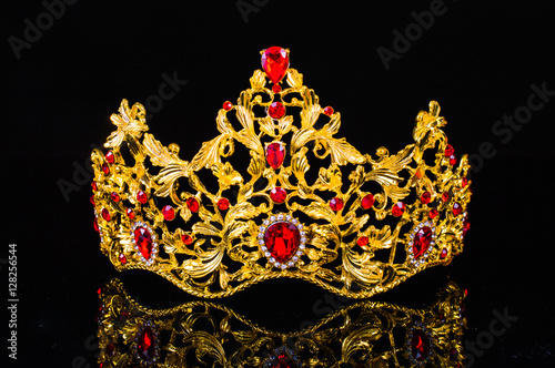 "crown on a black background" Stock photo and royalty-free images on