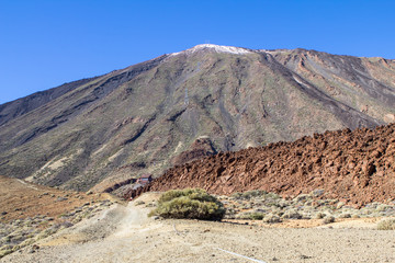 Peak of the volcano El Teide, on Tenerife