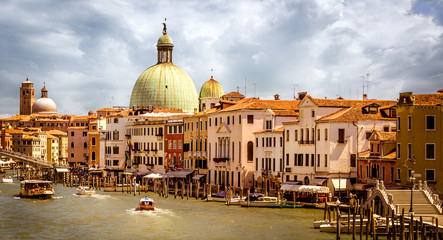 Naklejka premium View over Venice, Grand Canal, Italy