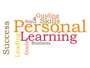 Personal learning word cloud
