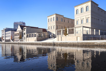 Obraz premium View of the new reconstructed skyline of Potsdam